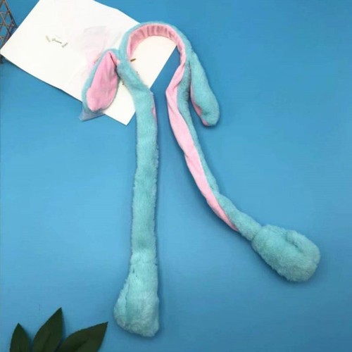 Bunny Ears Headband Moving Cute Warm Plush Airbag Rabbit Funny Gift Movabl wi - Picture 6 of 13