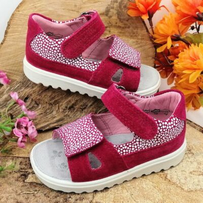 SUPERFIT LETTIE Gr. 20, 21 M Kindersandalen Mädchen Lauflern-Sandalen Leder Pink