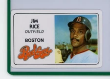 1981 Perma-Graphics Credit Cards #23 Jim Rice - Boston Red Sox - MINT