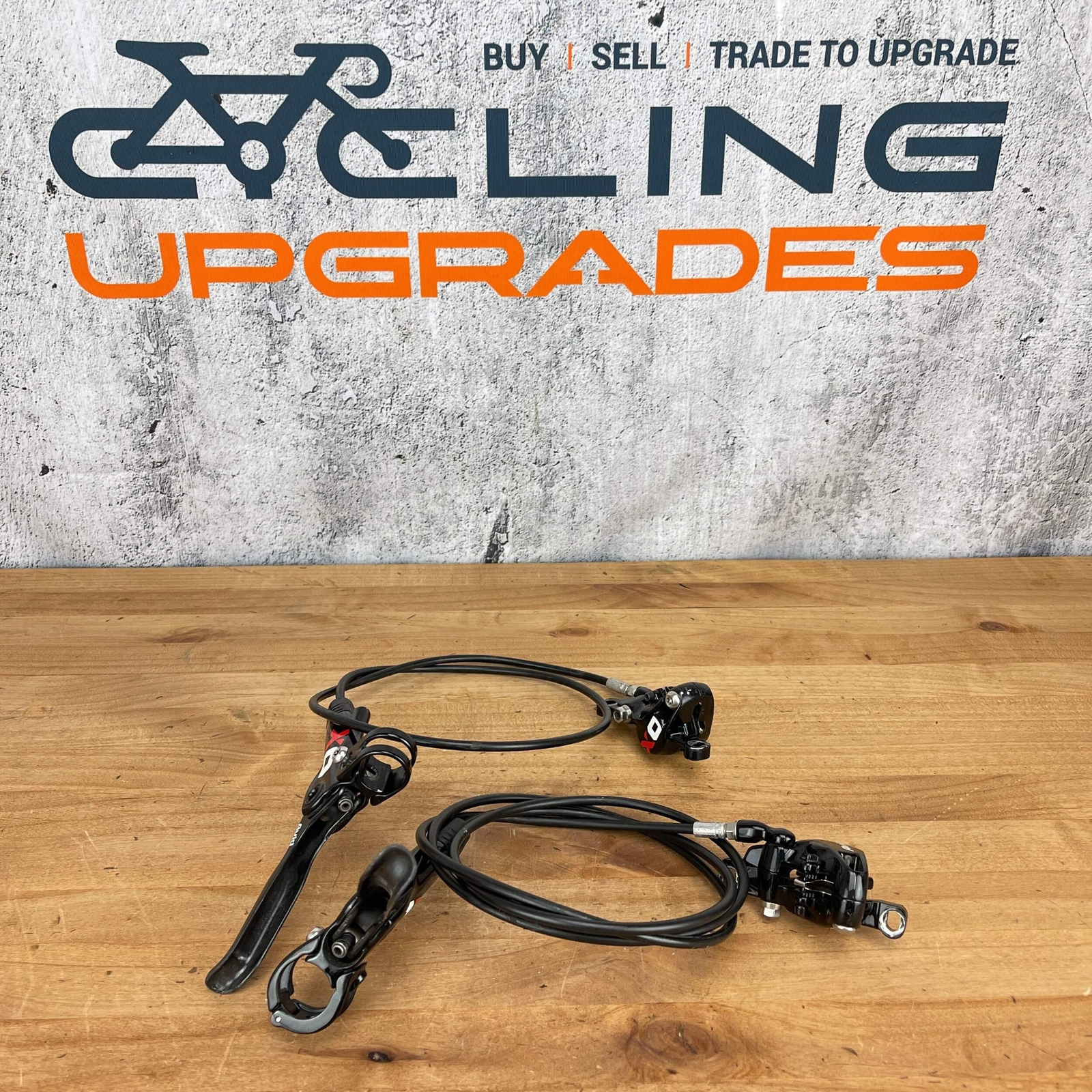 SRAM Avid XO Carbon Brake Levers + PostMount Disc Brake Calipers 445g