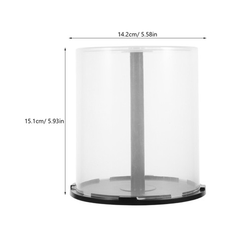 CD Storage Bin Case Plastic Disc Holder Insert Carrier Dvd Holders - Afbeelding 9 van 12