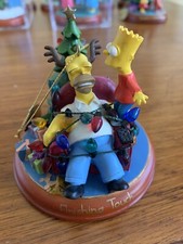 Simpsons Bradford Illuminated Christmas Ornament 2002 FINISHING TOUCH NEW