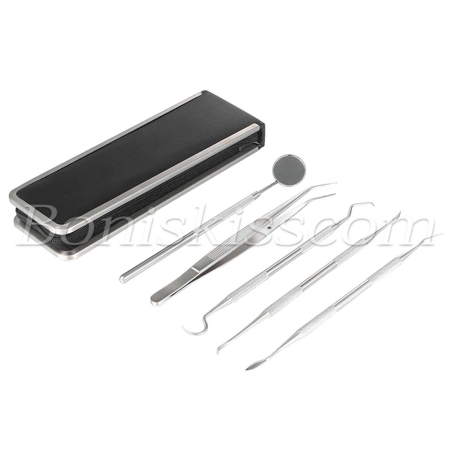 5pcs Pro Stainless Steel Oral Teeth Care Dental Hygiene Deep Cleaning ...