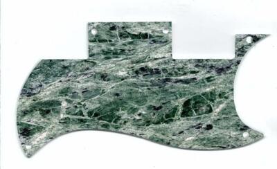 Pickguard Graphical Custom  to fit Epiphone SG Special VE Green Marble