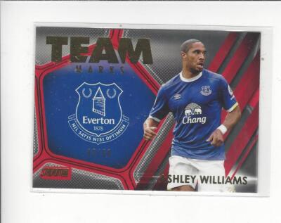 2016-17 Stadium Club English Prem League Team Marks Red #TM2 Ashley Williams /50