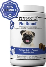 Vet Classics No Scoot Dog Supplements for Healthy Anal Gland Function – Su