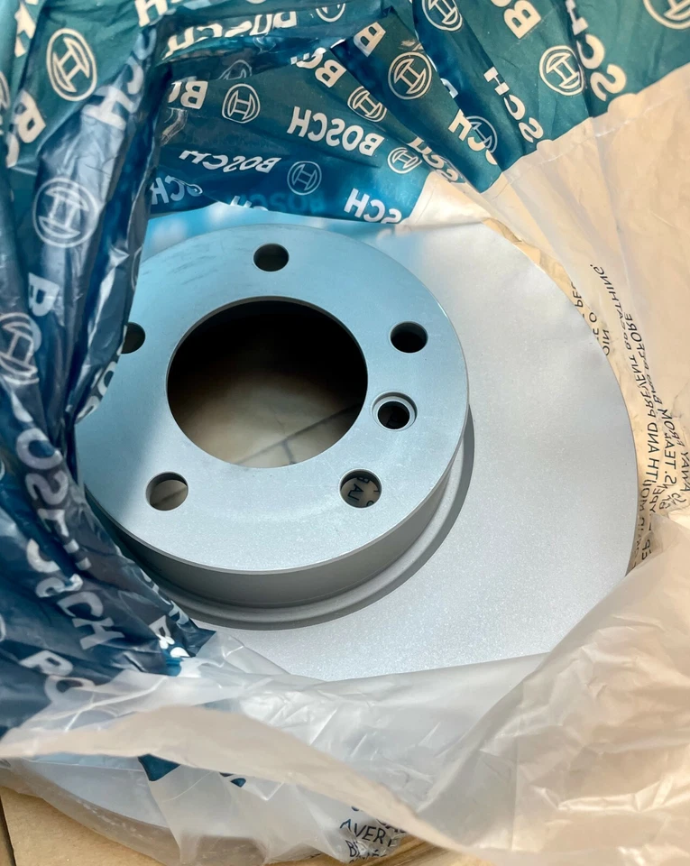 x1 New Bosch Front Brake Rotor Disc 15010115 For BMW 530i / 540i 2001-2003 Foto 2 de 4