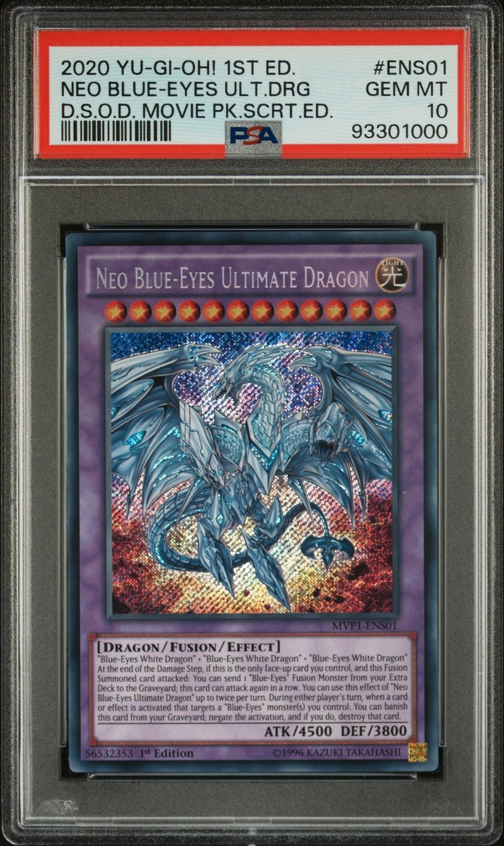2020 1ST ED #ENS01 NEO BLUE-EYES ULTIMATE DRAGON PSA 10 | eBay