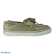 SPERRY Women's 6M Gold Leather Two Eye Top Sider Boat Shoes