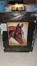 Horse Equine Western Pony Latch Hook Rug Kit Caron CC0103 20" x 30" Craft Art