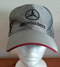 Vintage MERCEDES-BENZ Kimi Räikkönens 6 Cap Grey Big Logo Hat Racing Team