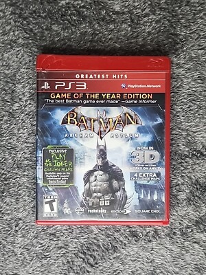 Batman: Arkham Asylum -- Game of the Year Edition (Sony PlayStation 3, 2010)