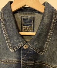 Marithe Francois Girbaud Denim Jean Jacket, Blue Women Teen Sz Xl