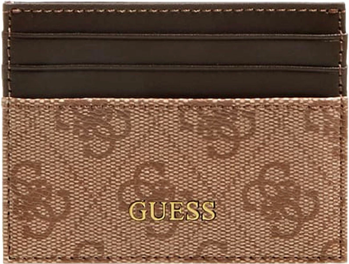 Guess Mens Smvezllea25 In Brown Vezzola Card Case | eBay