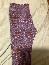 Wild Fable Women's Brown Floral High Waisted Classic Leggings Size Medium NWT