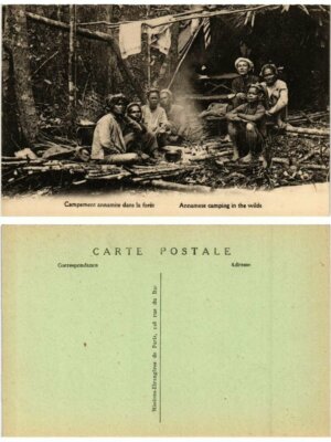 CPA AK Camp Annamit DNS LA FORET VIETNAM INDOCHINA (463577)