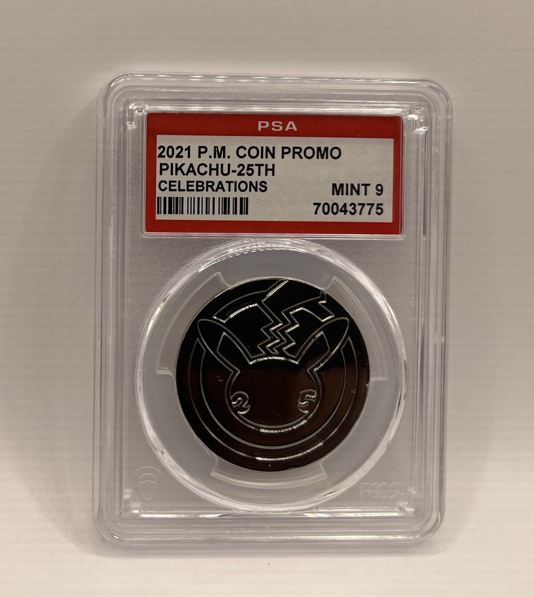 2021 Pokemon Celebrations UPC 25th Anniversary Pikachu Coin 2021 Pokemon Celebrations UPC 25th Anniversary Pikachu Coin