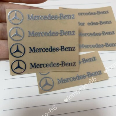 10 Pieces Car Stickers Decal Decals Car Decoration For Mercedes Benz
