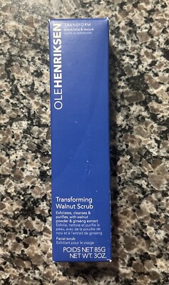 NEW SEALED Full Size Ole Henriksen Transforming Walnut Scrub 3 oz Discontinued