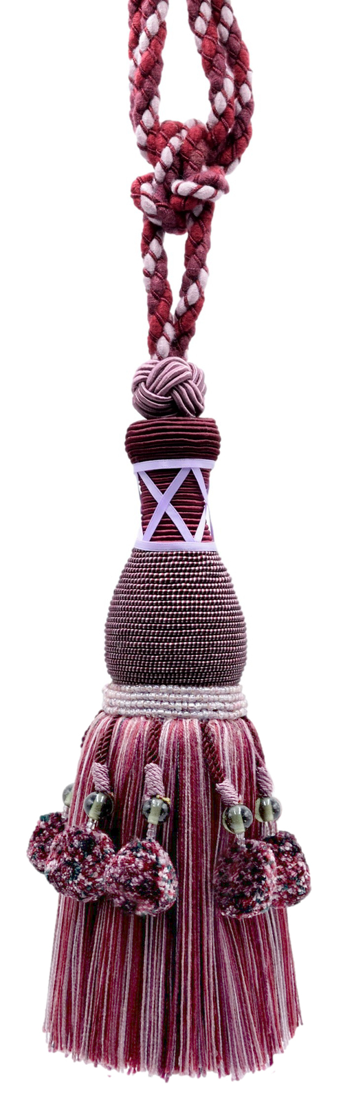 DÉCOPRO Tassel Tieback, Color# VL01 - Holly Red [Sold Individually]