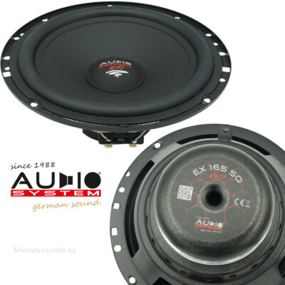 Audio System EX 165 SQ EVO 3 High End 16,5cm Tief-/Mitteltöner Lautsprecher 130W