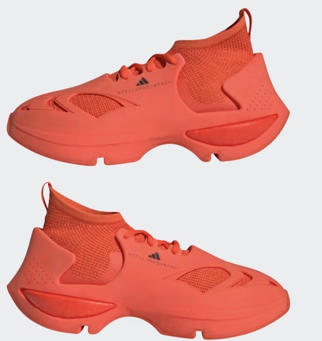 $360 adidas Stella McCartney True Life Trainer Shoes Sz11 Men W  Orange