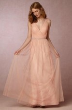ANTHROPOLOGIE BHLDN WATTERS AURORA PIPPA WEDDING BRIDESMAID MAXI TULLE DRESS 8