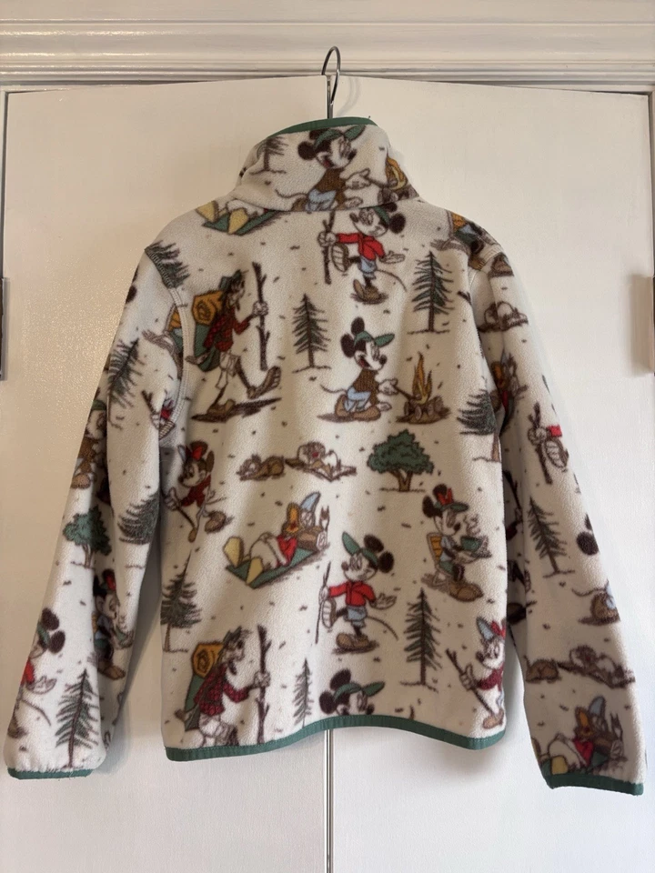 Disney + Columbia SE Mickey’s Outdoor club Collection Fleece Pullover Youth XS - Image 4 of 4