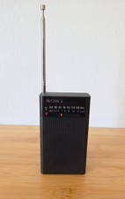 Sony ICF-P26 Portable Pocket FM/AM Analog Tuning Radio with Built-in Speaker