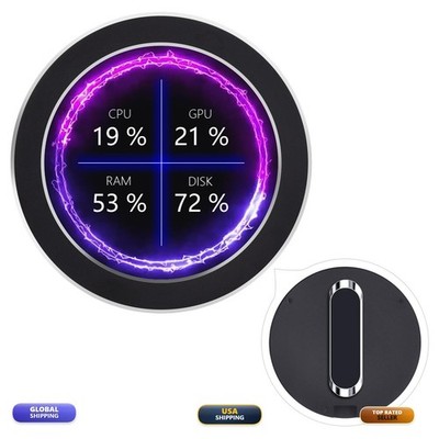 waveshare 2.8inch Round LCD Display CPU/GPU Cooler Black
