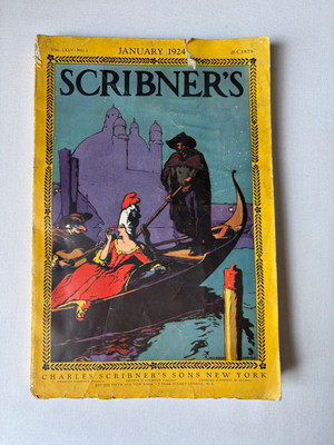 Scribner's Magazine January 1924 Illustrated Volume LXXV (75) No. 1 ~Advertising