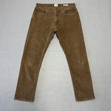 Flint And Tinder Corduroy Pants Mens 32x29 Brown Huckberry Stretch Slim Fit