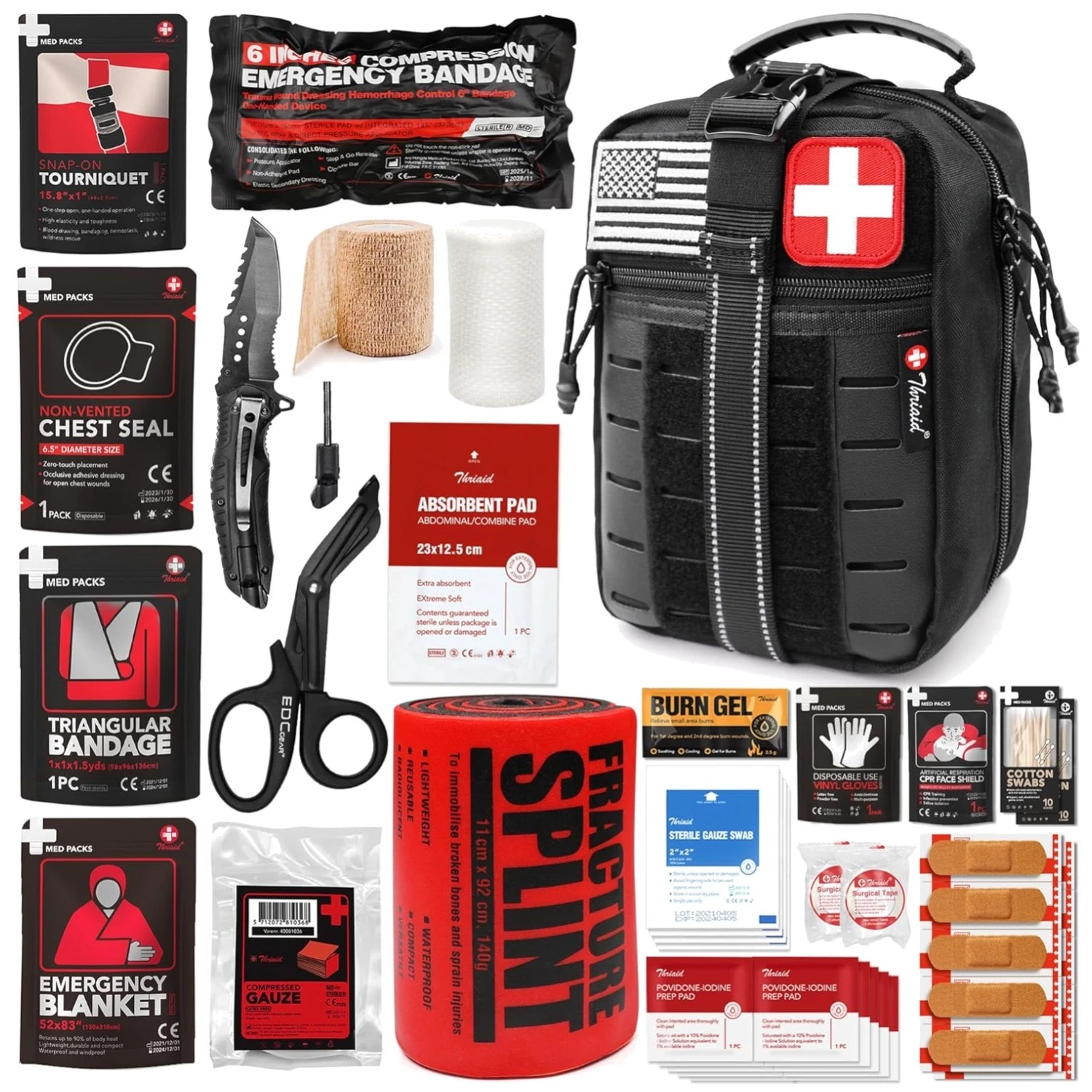 Tactical Wilderness First Aid Pack
Opens in a new window or tab