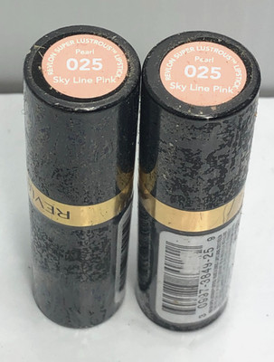 New (2) REVLON Super Lustrous Lipstick - 025 SKY LINE PINK *PLS READ