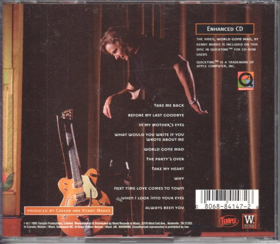 Kenny Marks World Gone Mad CD USA Word 1995 7011518029 - Bild 2 von 3