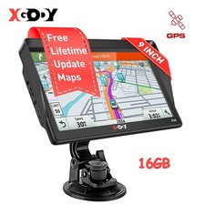XGODY 9'' Zoll 16G Auto Navigationsgerät für LKW PKW BUS GPS Navi Navigation POI