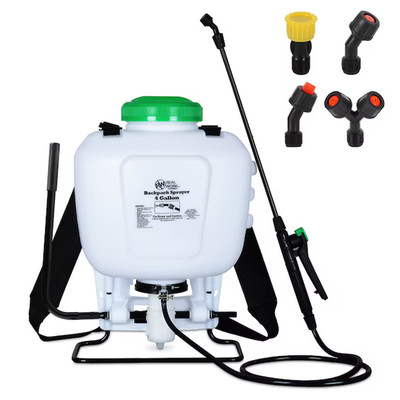 RealWork 4-Gallon Plastic Tank Sprayer with Adjustable Spray Pattern
