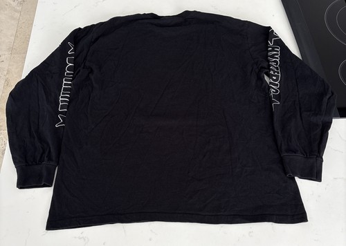 Supreme Hysteric Glamour Black Silver Long-Sleeve Tee Size XL - Picture 11 of 11