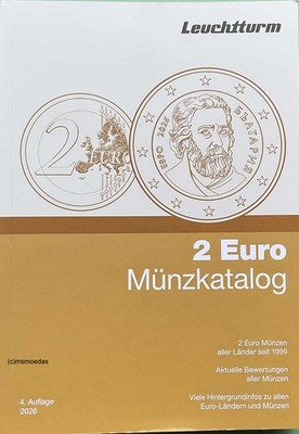 Leuchtturm 2-Euro Münzkatalog 2026 Zwei-Euro-Münzen aller Länder seit 1999