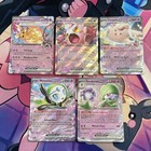 Pokemon TCG | Scarlet & Violet Ex Half Art Psychic Cute X5 Card Bundle