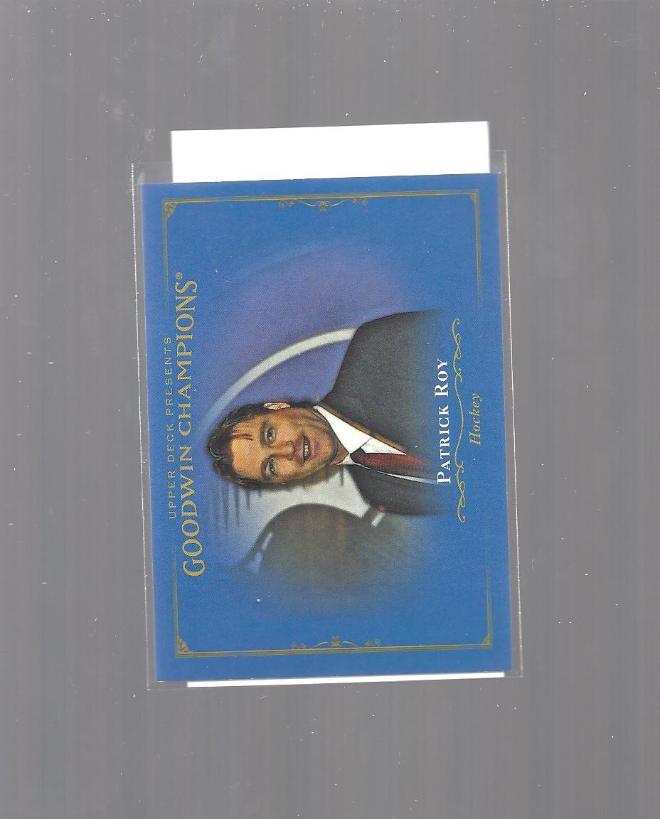 2016 Goodwin Champions Patrick Roy #57 Royal Blue