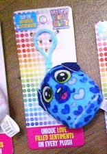 NEW mini FLUFFY STUFFY plus clips WOOFS & KISSES