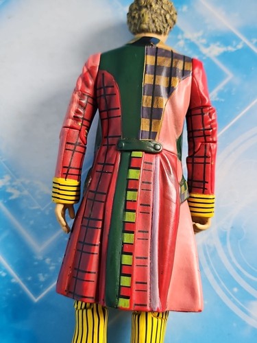 Doctor Who Revelation Of The Daleks. 6th Doctor Figure In Blue Cape. 5.5" - Picture 10 of 15