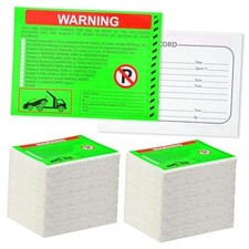 300 Pcs Parking Violation Stickers No Parking Stickers Bad Fluorescent Green