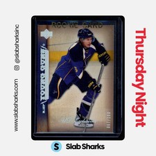 2007 UPPER DECK #243 ERIK JOHNSON UD EXCLUSIVES YOUNG GUNS RC ROOKIE /100