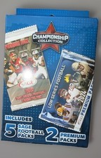 7 Pack ~ MJ Holdings Championship Collection Sage Football Hanger Boxes