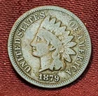 1879 Indian Head Cent, Free Shipping