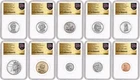 1776-2026 US Mint Complete 10 Coin Silver Proof Set NGC PF70 FDOI Gold Presale