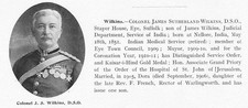Colonel James Sutherland Wilkins of Stayer House, Eye Suffolk Antique Print 1912