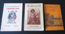Collectible Revolutionary War Historical Books Guide to Open Space Lexington & 2